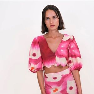 LAAGAM Top Rose - NWT